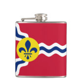 Vlag van St. Louis, Missouri Heupfles (Voorkant)