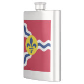 Vlag van St. Louis, Missouri Hip Flask Flacon (Links)