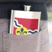 Vlag van St. Louis, Missouri Hip Flask Flacon (Voorbeeld)