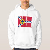 Vlag van St. Louis, Missouri Hoodie (Voorkant)