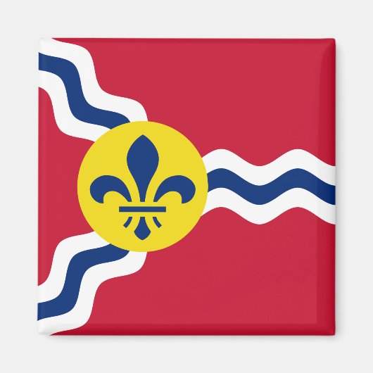 Vlag van St. Louis (Missouri) Magneet (Voorkant)