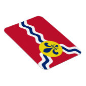 Vlag van St. Louis, Missouri Magneet (Rechterzijde)
