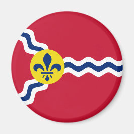 Vlag van St. Louis (Missouri) Magneet