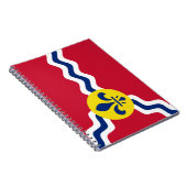 Vlag van St. Louis (Missouri) Notitieboek (Rechterzijde)