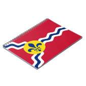 Vlag van St. Louis (Missouri) Notitieboek (Linkerzijde)