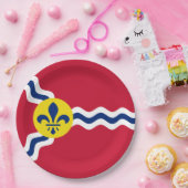 Vlag van St. Louis (Missouri) Papieren Bordje (Feest)