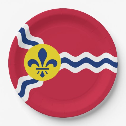 Vlag van St. Louis (Missouri) Papieren Bordje (Voorkant)