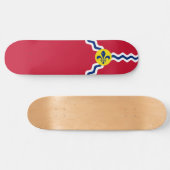 Vlag van St. Louis (Missouri) Persoonlijk Skateboard (Horizontaal)