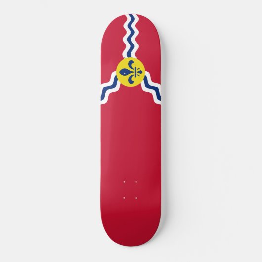 Vlag van St. Louis (Missouri) Persoonlijk Skateboard (Voorkant)