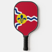Vlag van St. Louis, Missouri Pickleball Paddle (Achterkant)