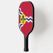 Vlag van St. Louis, Missouri Pickleball Paddle (Links)