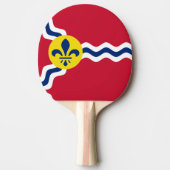 Vlag van St. Louis, Missouri Ping Pong Paddle Tafeltennisbatje (Voorkant)