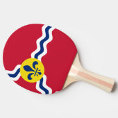 Vlag van St. Louis, Missouri Ping Pong Paddle Tafeltennisbatje (Zijkant)