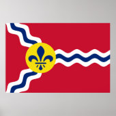Vlag van St. Louis (Missouri) Poster (Voorkant)