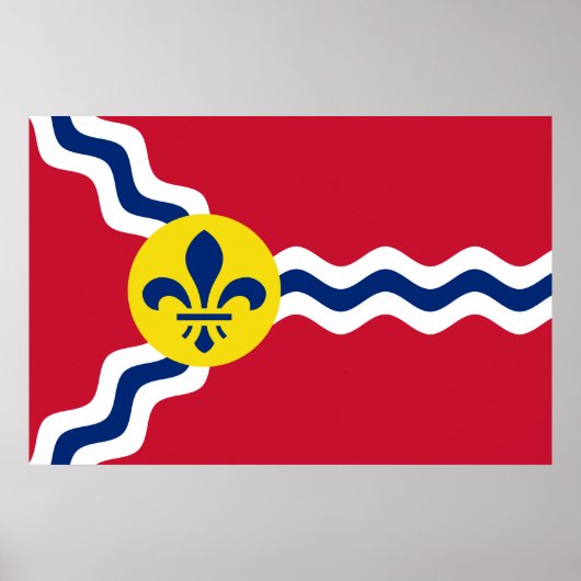 Vlag van St. Louis (Missouri) Poster (Voorkant)