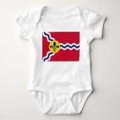Vlag van St. Louis (Missouri) Romper (Voorkant)