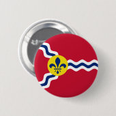 Vlag van St. Louis, Missouri Ronde Button 5,7 Cm (Voorkant /achterkant)