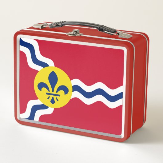 Vlag van St. Louis, Missouri Round Pillow (Voorkant)