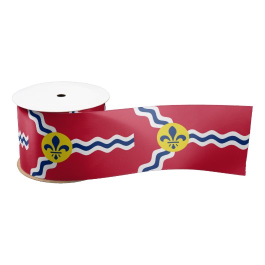 Vlag van St. Louis (Missouri) Satijnen Lint (Spoel)
