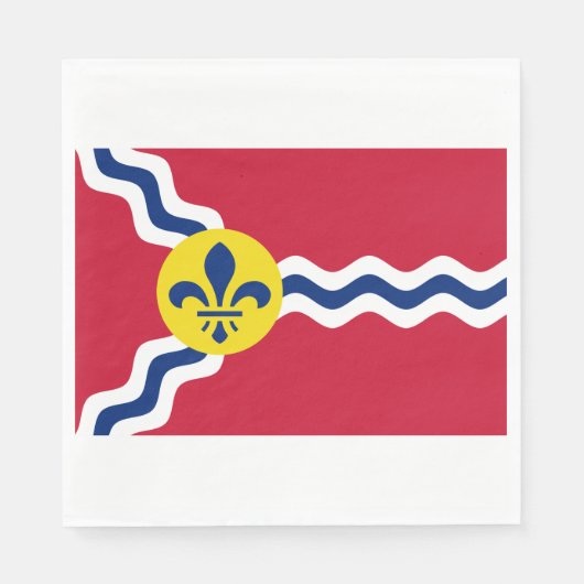 Vlag van St. Louis (Missouri) Servet (Voorkant)