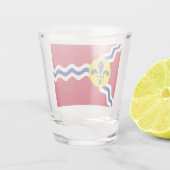 Vlag van St. Louis (Missouri) Shot Glas (Achterkant)