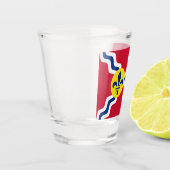 Vlag van St. Louis (Missouri) Shot Glas (Links)