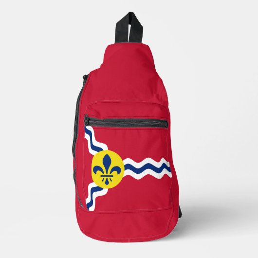 Vlag van St. Louis, Missouri Sling Bag (Voorkant)