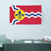 Vlag van St. Louis, Missouri Spandoek (Beurs)