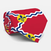 Vlag van St. Louis, Missouri Stropdas (Opgerold)