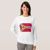 Vlag van St. Louis (Missouri) T-shirt (Voorkant volledig)