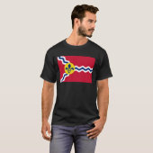 Vlag van St. Louis, Missouri T-shirt (Voorkant volledig)