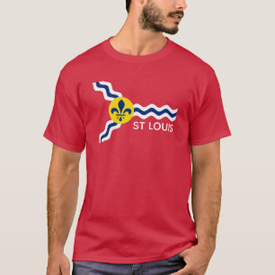 Vlag van St. Louis, Missouri T-shirt