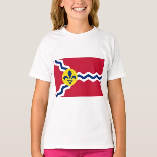 Vlag van St. Louis (Missouri) T-shirt (Voorkant)