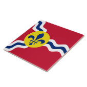 Vlag van St. Louis (Missouri) Tegeltje (Zijkant)