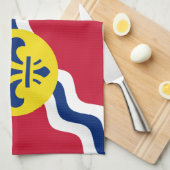 Vlag van St. Louis, Missouri Theedoek (Quarter Fold)