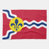 Vlag van St. Louis, Missouri Theedoek (Horizontaal)
