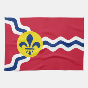 Vlag van St. Louis, Missouri Theedoek