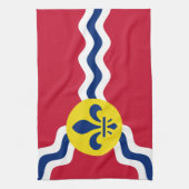 Vlag van St. Louis, Missouri Theedoek (Verticaal)