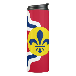 Vlag van St. Louis, Missouri Thermal Tumbler Thermosbeker