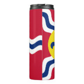 Vlag van St. Louis, Missouri Thermal Tumbler Thermosbeker (Achterkant)