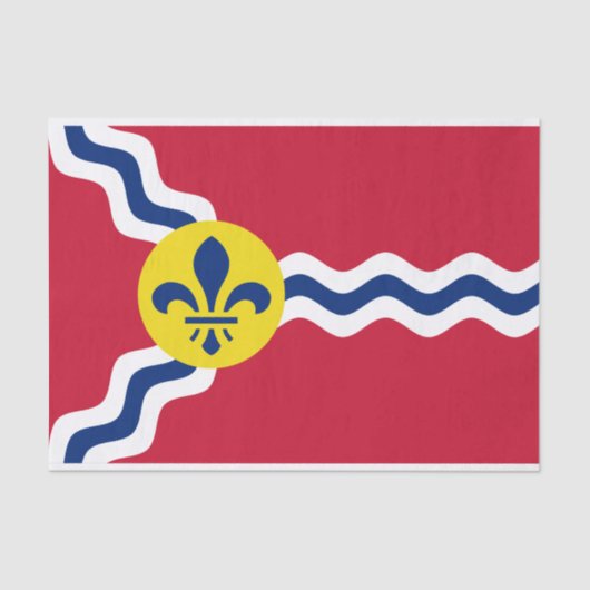 Vlag van St. Louis (Missouri) Tissuepapier (Voorkant)