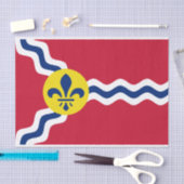 Vlag van St. Louis (Missouri) Tissuepapier (Craft)