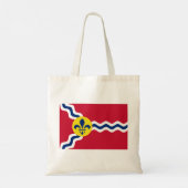 Vlag van St. Louis (Missouri) Tote Bag (Achterkant)