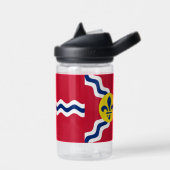 Vlag van St. Louis, Missouri Water Bottle Waterfles (Links)