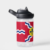 Vlag van St. Louis, Missouri Water Bottle Waterfles (Rechts)