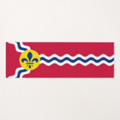 Vlag van St. Louis, Missouri Yogamat (Voorkant (horizontaal))