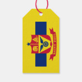 Vlag van St Paul, Minnesota Gift Labels Cadeaulabel (Achterkant)
