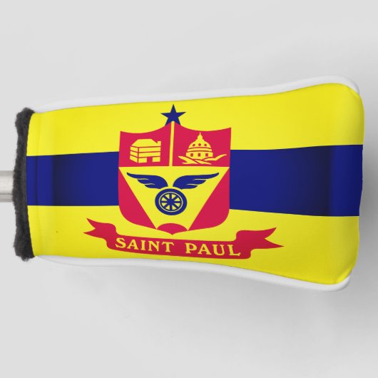 Vlag van St. Paul, Minnesota Golfheadcover (Voorkant)