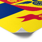 Vlag van St Paul, Minnesota Poster (Hoek)