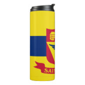 Vlag van St Paul, Minnesota Thermal Tumbler Thermosbeker (Gedraaid links)